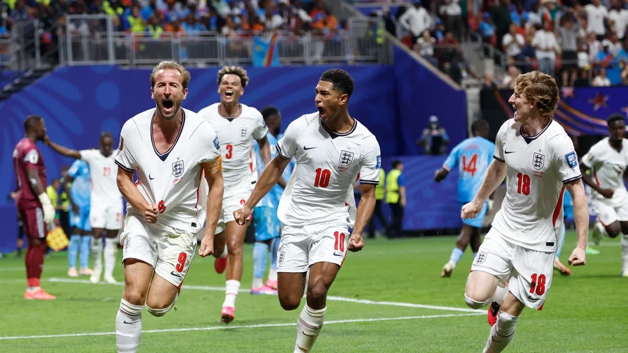 Harry Kane garante a classificação da Inglaterra para as oitavas de final da Copa do Mundo após vitória por 2 a 1 contra o Congo.