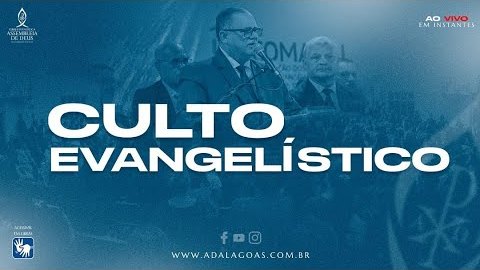 Culto Evangelístico - Acessível em Libras (02/06/2024)
