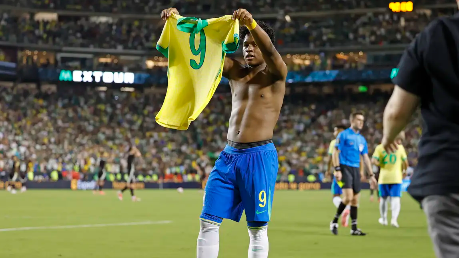 Endrick decide e Brasil bate México em preparação para a Copa América