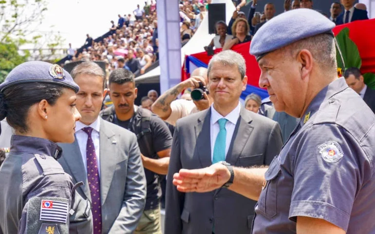 Política de segurança de Tarcísio é aprovada por 53% dos brasileiros, diz Paraná Pesquisas