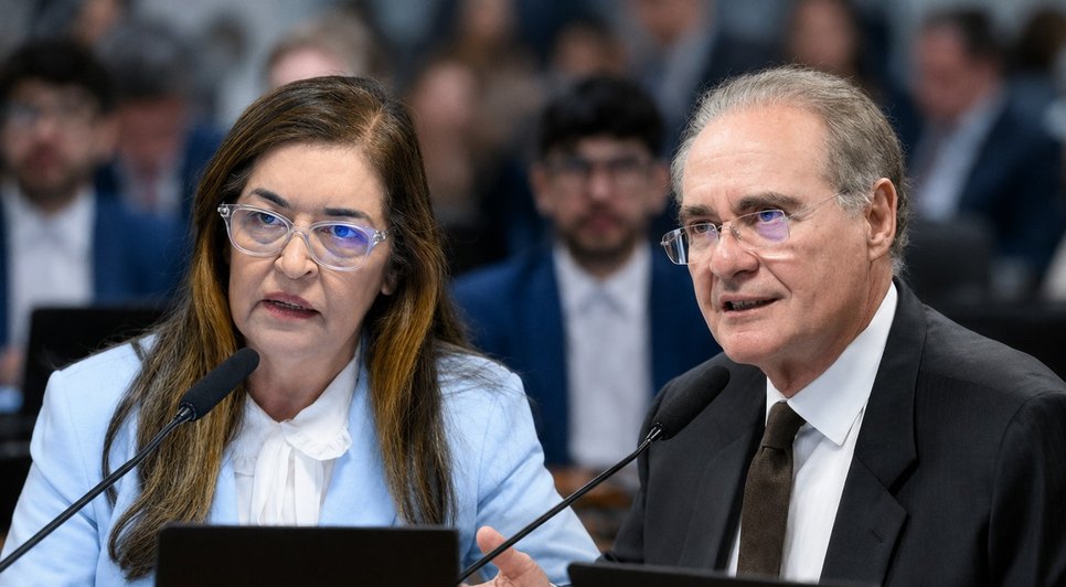 Senadores Eudócia e Renan.  / Foto: Assessoria.