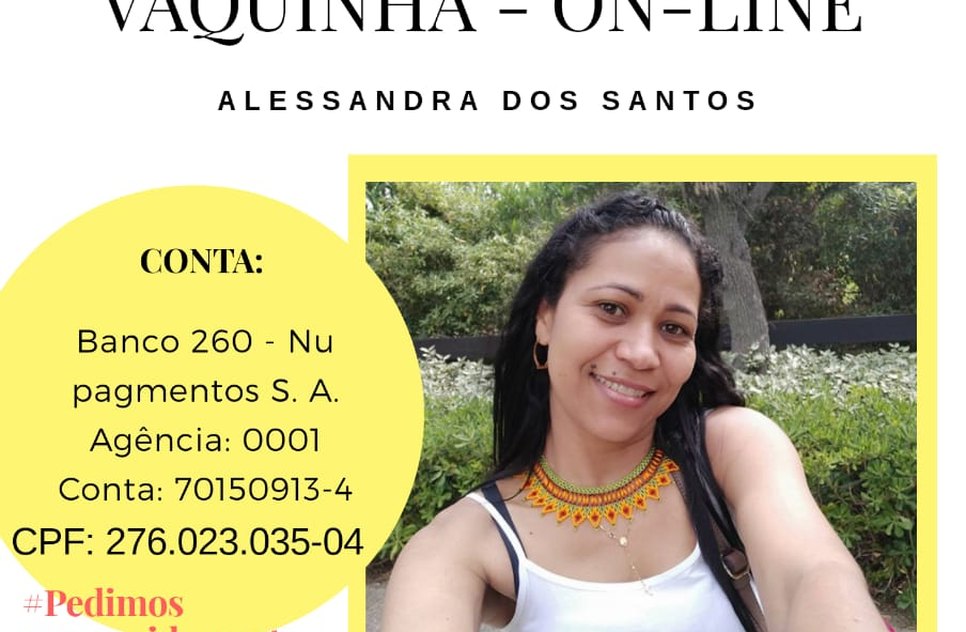Brasileira vítima de acidente