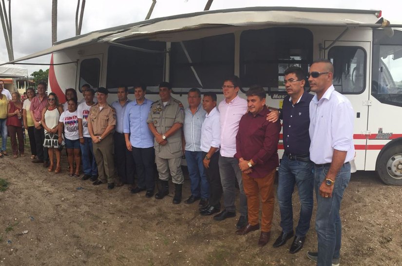 Segurança: Base Móvel da Polícia Militar é instalada na Massagueira