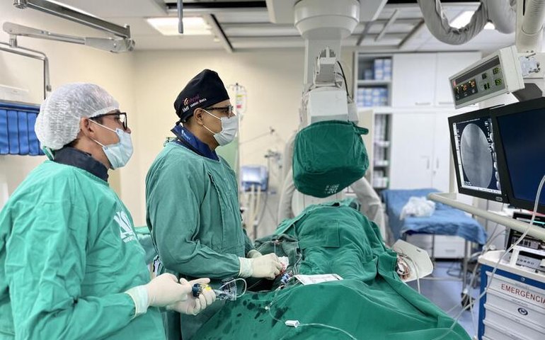 Em 2023, HGE já realizou 165 cateterismos e 12 angioplastias coronárias