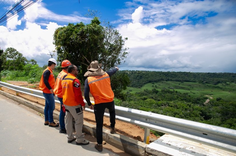 Em cooperação técnica, Defesa Civil de Maceió realiza monitoramento de voçoroca em Rio Largo