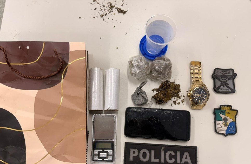 Apreensão de drogas  / Foto: PMSE