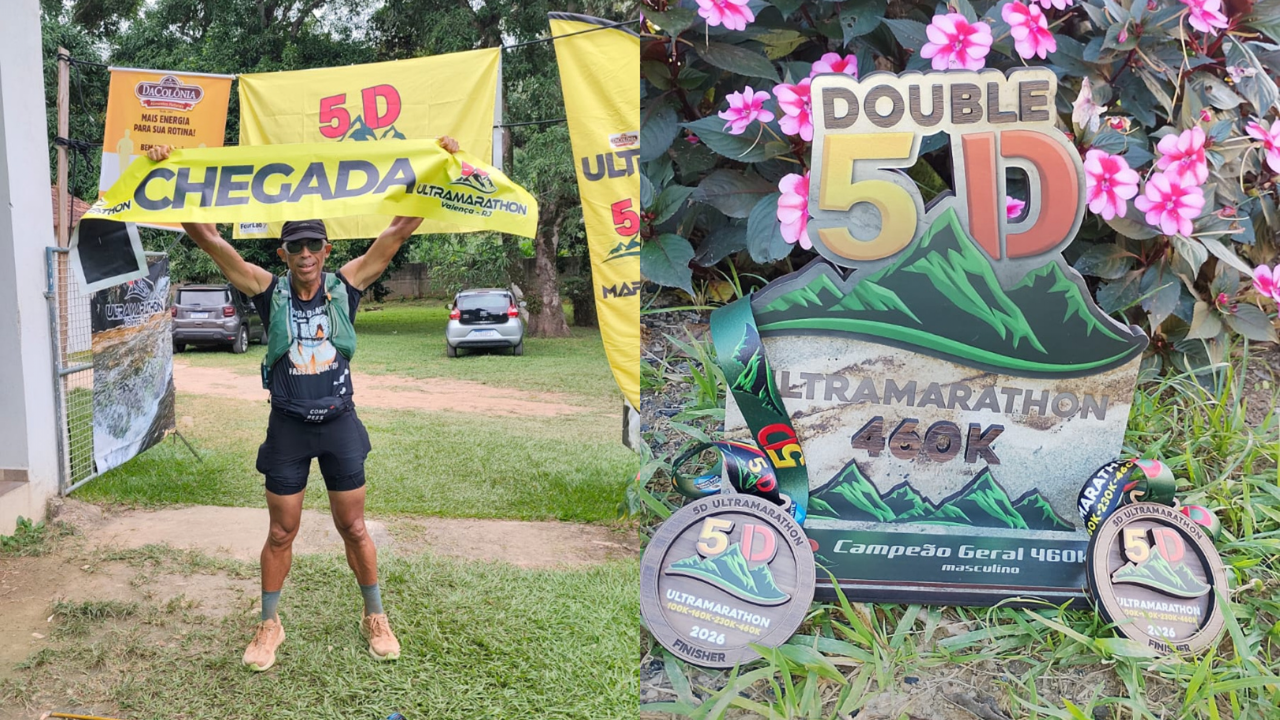 Agente da Polícia Civil de Alagoas conquista 1º lugar em ultramaratona de 460 km no Rio de Janeiro