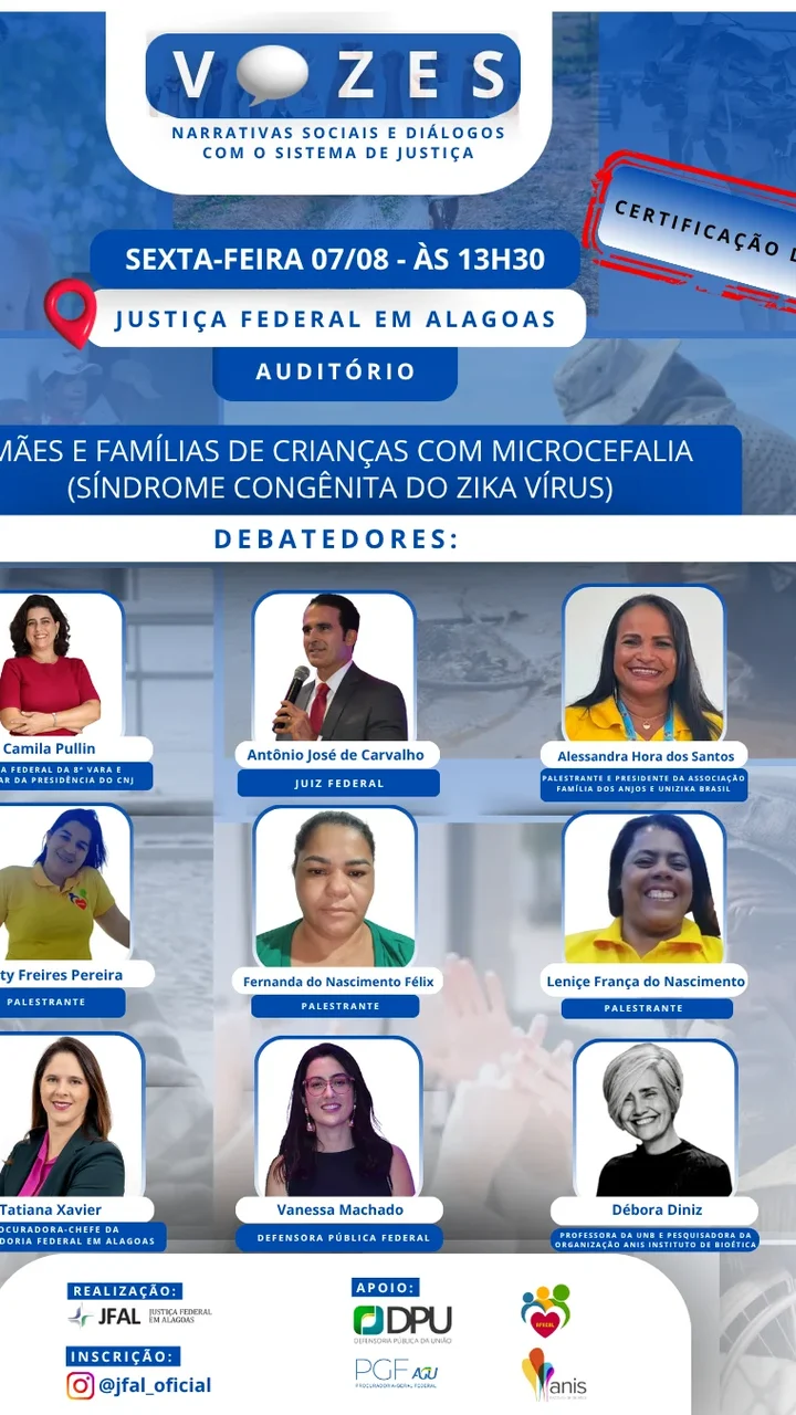 Projeto Vozes debate realidade de mães e famílias de crianças com microcefalia em Alagoas
