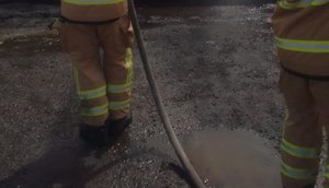 Fábrica de asfalto pega fogo em Itabaiana