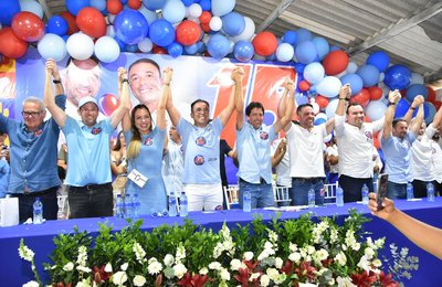 Em convenção, candidatura à reeleição do prefeito Theobaldo Cintra é homologada; Tilo Amaral é o vice na chapa