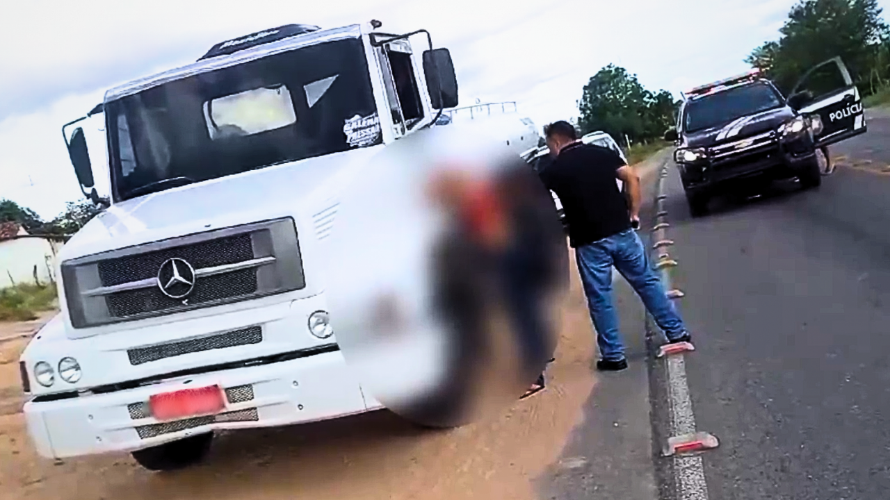 PCAL recupera caminhão roubado em menos de 24 horas após o crime