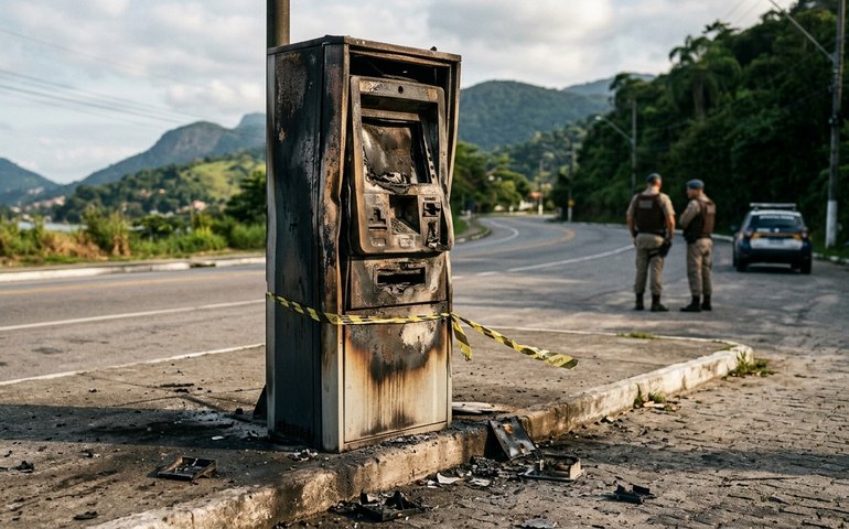 Totens para cobrança de taxa turística são incendiados em Angra dos Reis