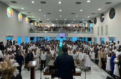 TJAL realiza casamento coletivo e oficializa união de 261 casais