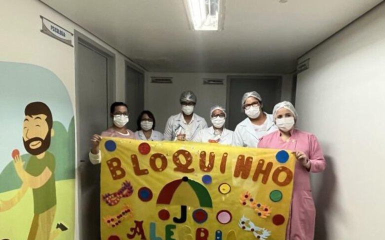 Humanização: Bloquinho da Alegria percorre setores da Pediatria do HGE