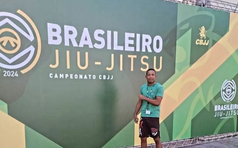 Com apoio da prefeitura, Alexandre Negão representa Arapiraca no Campeonato Brasileiro de Jiu-Jitsu