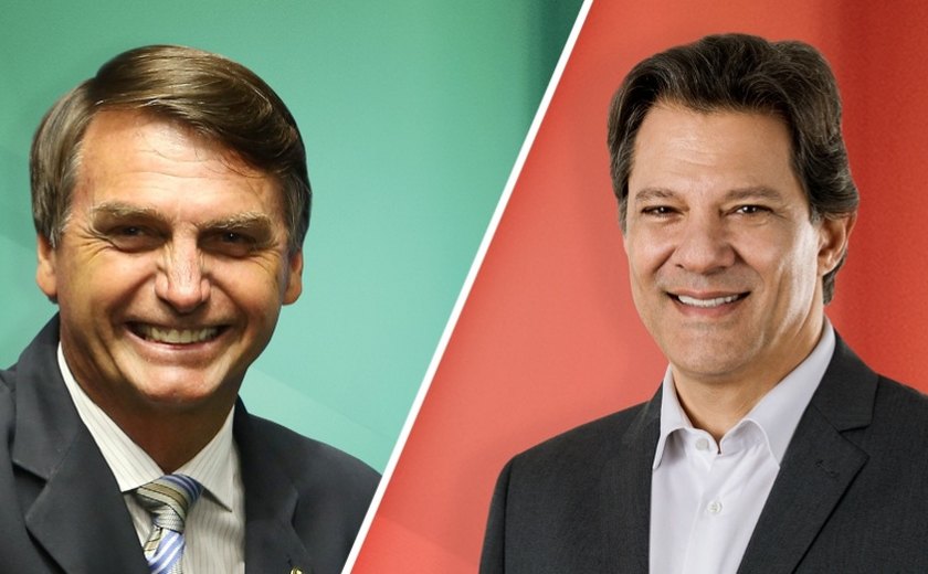 Datafolha: Bolsonaro tem 59% dos votos válidos e Haddad, 41%