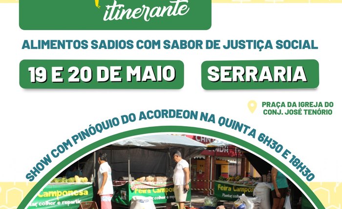 Feira Camponesa ocorre na Serraria Feira Camponesa ocorre na Serraria