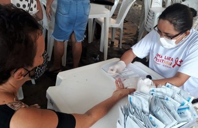 Dezembro Vermelho: Saúde leva prevenção a diversos pontos da capital