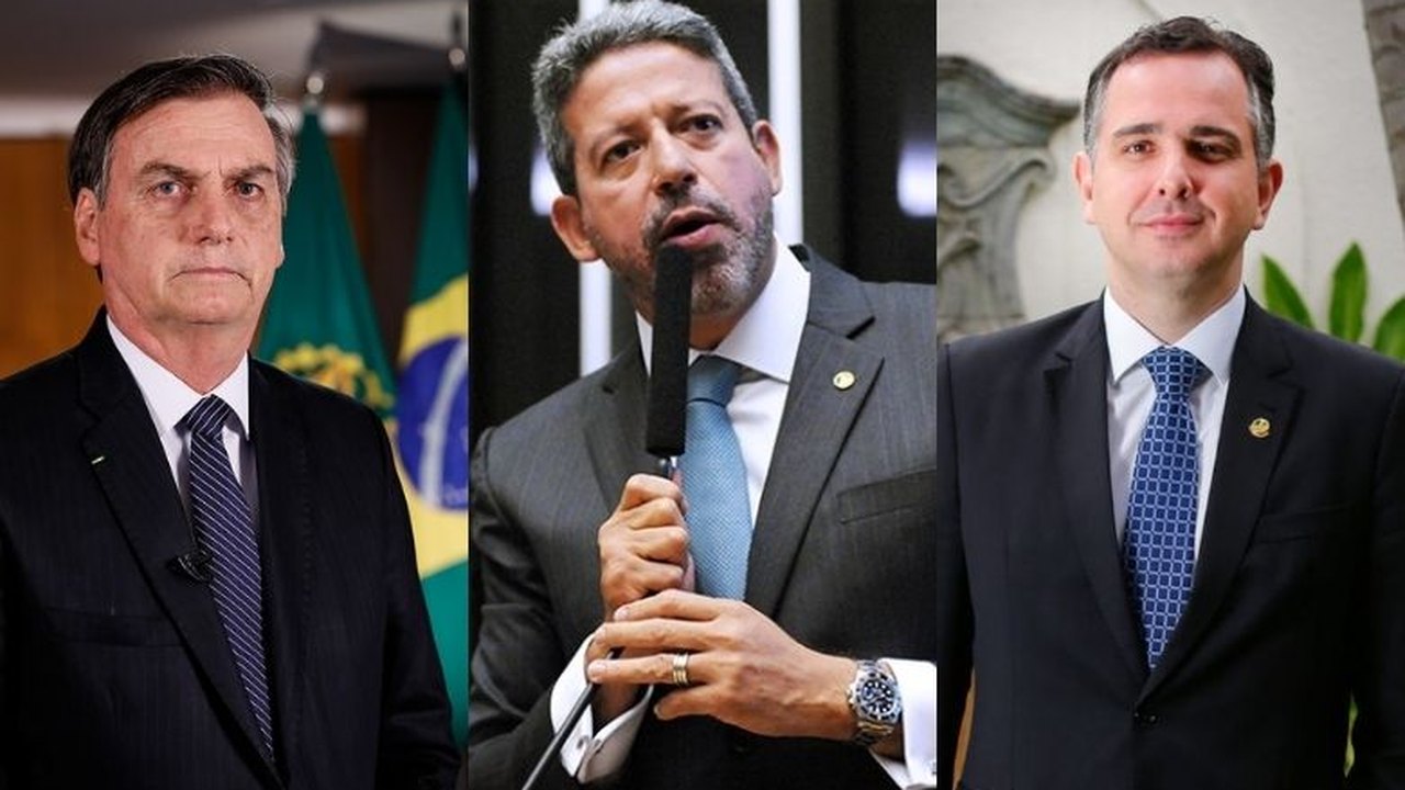 Bolsonaro, Lira e Pacheco chegam juntos à Marcha dos Prefeitos