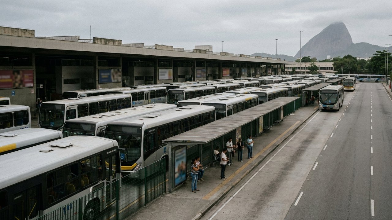 Greve de rodoviários no Rio segue sem acordo; nova mediação será na segunda-feira