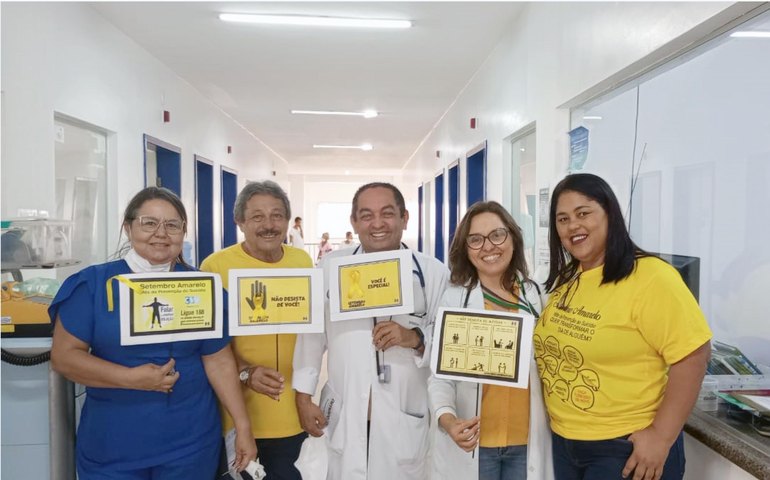 Setembro Amarelo: Hospital Hélvio Auto faz campanha de estímulo à saúde mental