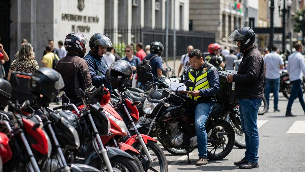 Governo prepara linha de crédito para compra de moto por entregadores