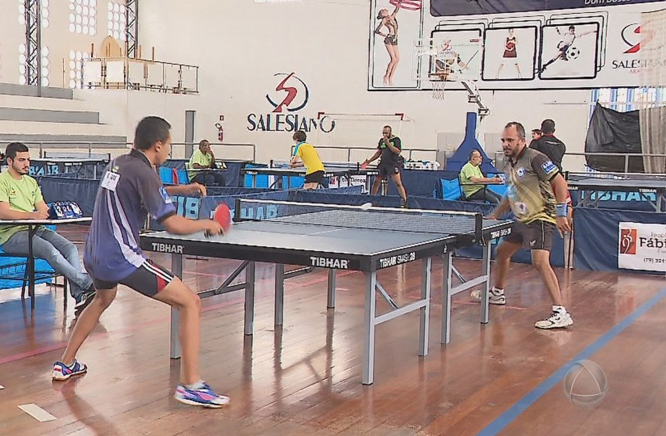 Federação de Tênis de Mesa de Sergipe reúne competidores em disputa estadual 