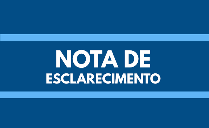 Nota de esclarecimento