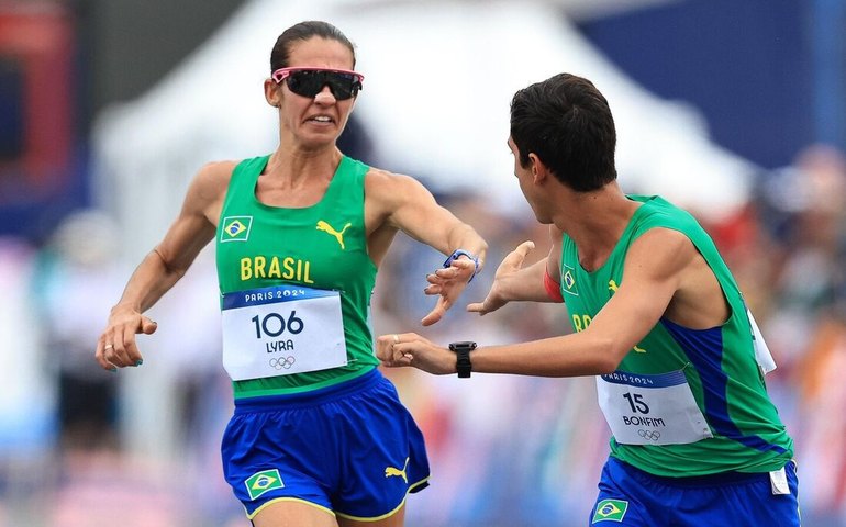 Paris-2024: Brasil fica em 7º no revezamento misto da marcha atlética