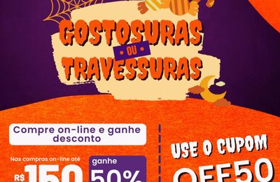 Shopping Pátio Maceió presenteia clientes com 50% de desconto nesse Halloween