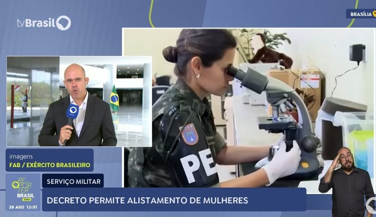 Decreto permite alistamento de mulheres no serviço militar