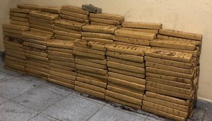 Suspeito de dois homicídios é preso com mais de 300kg de maconha em Nossa Senhora do Socorro / Foto: Foto: SSP/SE