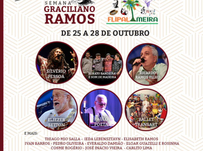Semana Graciliano Ramos e I FliPalmeira têm início próximo dia 25, em Palmeira