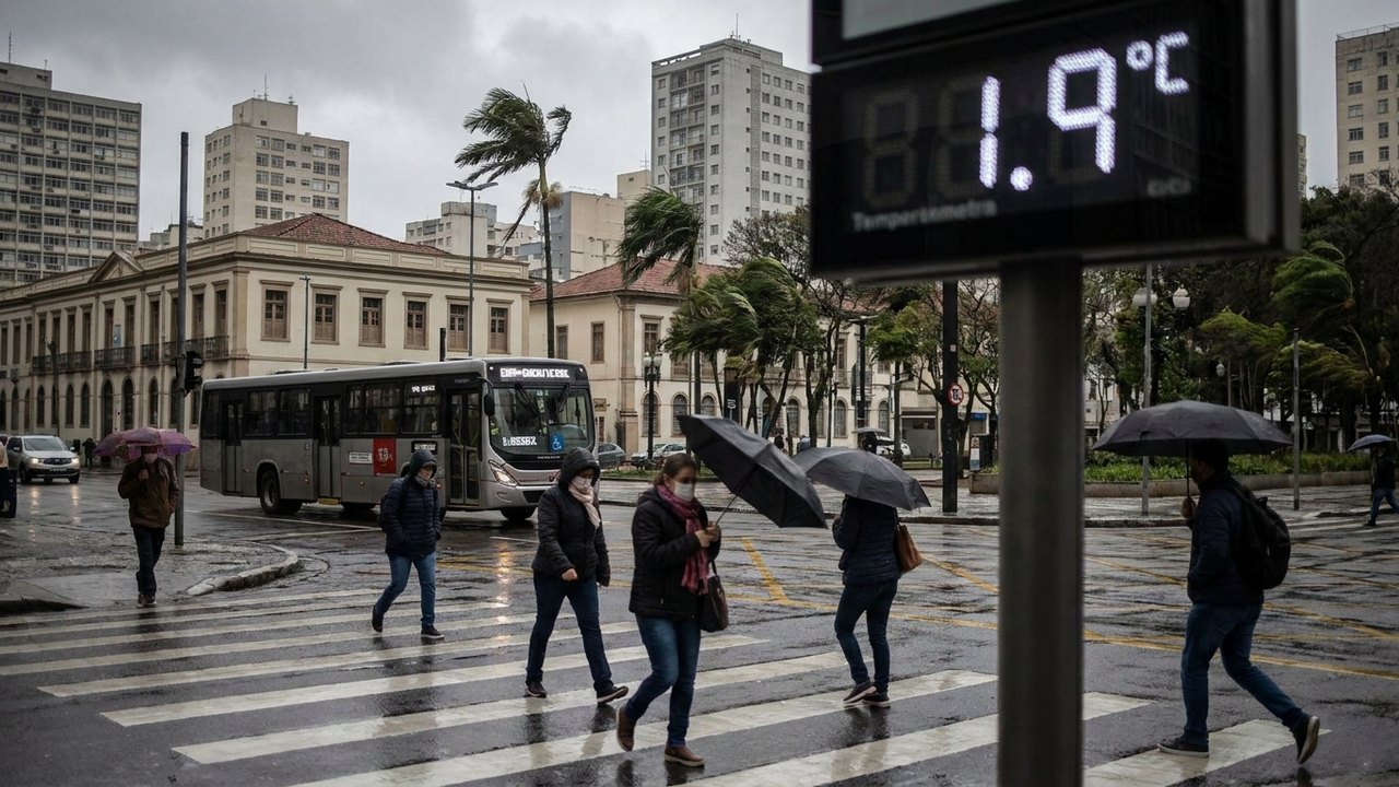 Após dias quentes, novo ciclone deve derrubar temperaturas no fim da semana em São Paulo