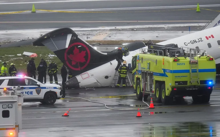 Principais conclusões de um relatório sobre o acidente aéreo fatal no Aeroporto LaGuardia