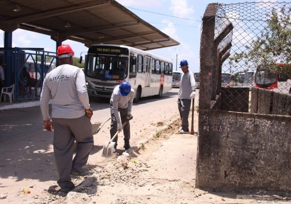 Prefeitura de Maceió começa reforma do terminal de passageiros do Eustáquio Gomes