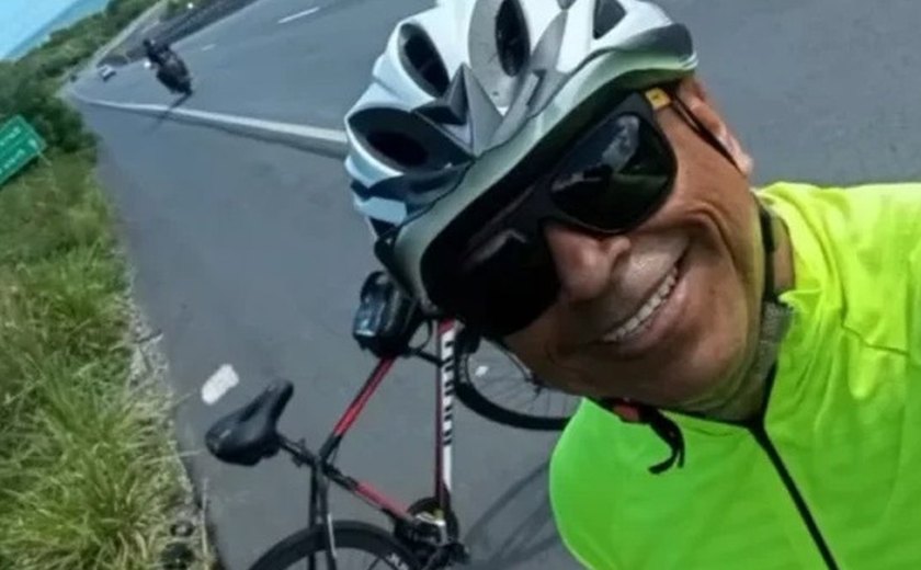 Professor morre em acidente de bicicleta na AL-101 Sul, em Barra de São Miguel