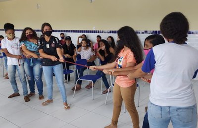 Educação de Anadia realiza gincana para preparar alunos para Prova Brasil