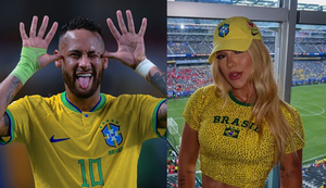 Neymar e Virginia divulgaram Blaze nas suas redes sociais