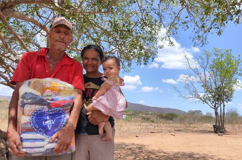Solidariedade: Campanha Natal Permanente da LBV beneficia 930 famílias no Estado de Alagoas