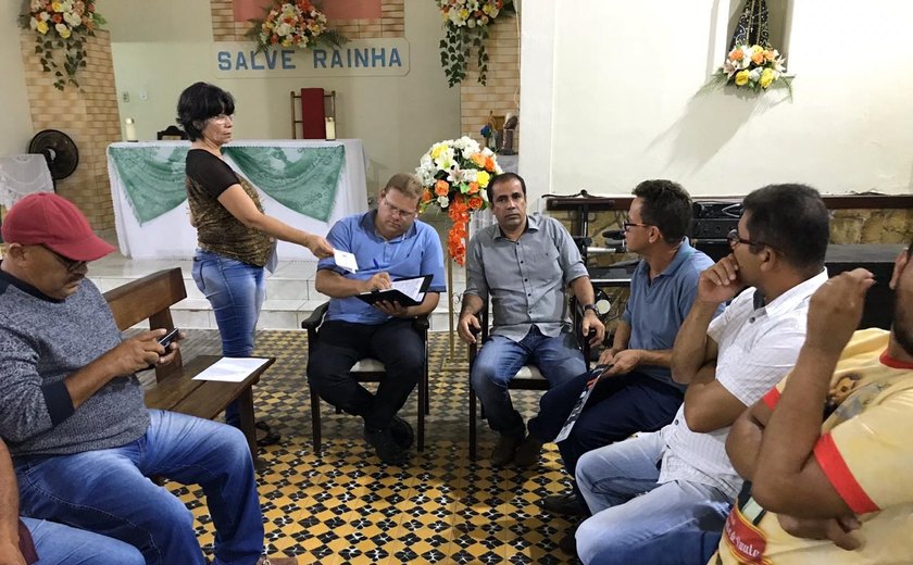 Prefeitura de Palmeira se reúne com comissão organizadora da festa de Nossa Senhora do Rosário