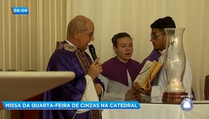 Missa de quarta-feira de cinzas é celebrada em Aracaju