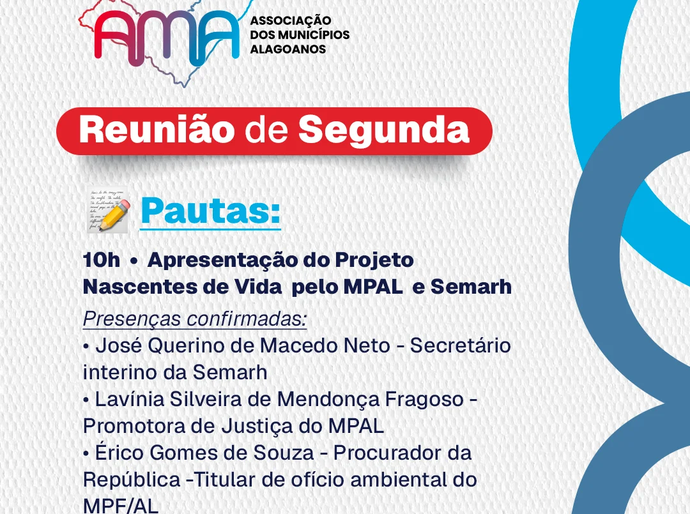 AMA reúne prefeitos para apresentação do projeto Nascentes de Vida