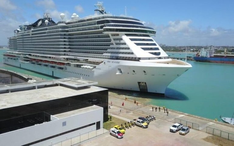 Maceió recebe segundo navio da temporada nesta quinta-feira (23)