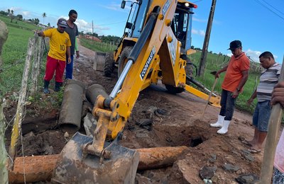 Prefeitura de Anadia recupera estradas da zona rural afetadas pelas chuvas