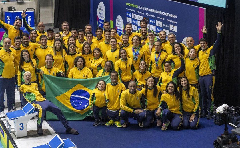 Brasil fecha Mundial de Natação Paralímpica com 46 pódios