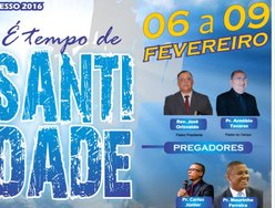 Congresso 2016 em Rio Largo acontecerá entre os dias 06 a 09 de fevereiro