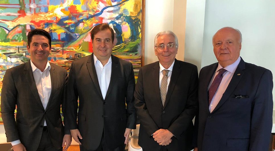 RODRIGO MAIA NO TCE / Foto: DICOM/TCE