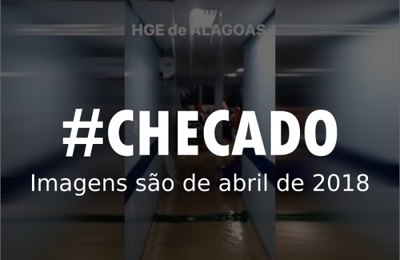 No WhatsApp: vídeo que mostra vazamentos de água no HGE é de 2018