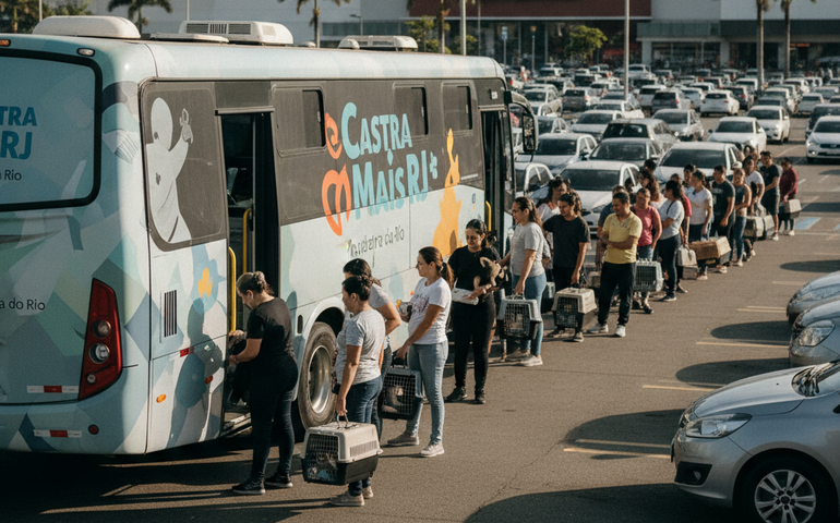 Serviço gratuito de castração para cães e gatos chega a Campo Grande, na Zona Oeste do Rio